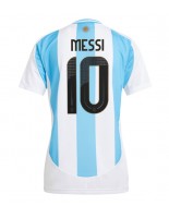 Argentina Lionel Messi #10 Hjemmedrakt Dame Copa America 2024 Korte ermer